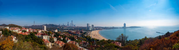 Coastal Beach Scenery, Qingdao, China
