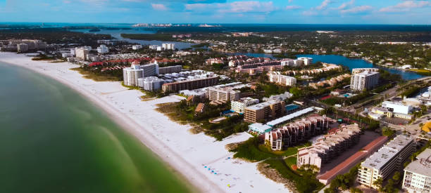 istock Sarasota city, Florida~Fly over panorama -06 1443023784
