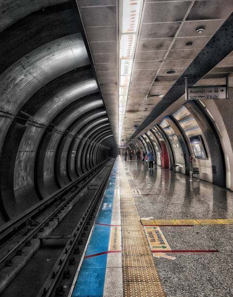 istock Metro Station, Underground, Subway, Symmetry, Symmetrical 1443027696