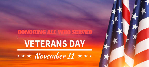 istock Veterans Day . USA celebration. National flag. 1443030737