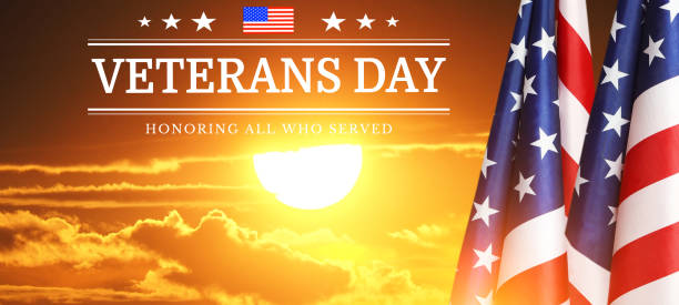 istock Veterans Day . USA celebration. National flag. 1443030747