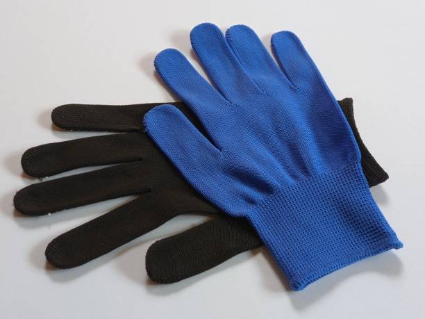 istock Blue and black body glove on isolated background 1443031836