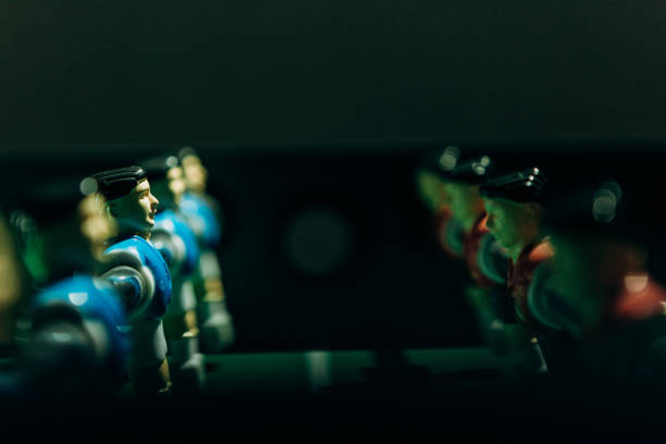 istock soccer board game night lighting figurines match 1443038183