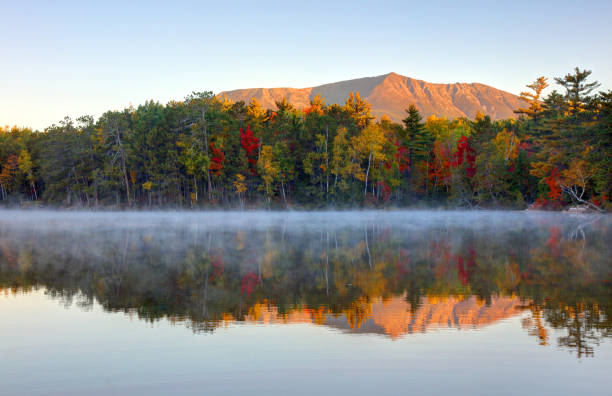 istock Mount Katahdin reflecting on a lake near Baxter State Park 1443040902