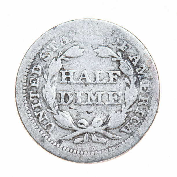 istock 1853 Half Dime USA Coin 1443046701
