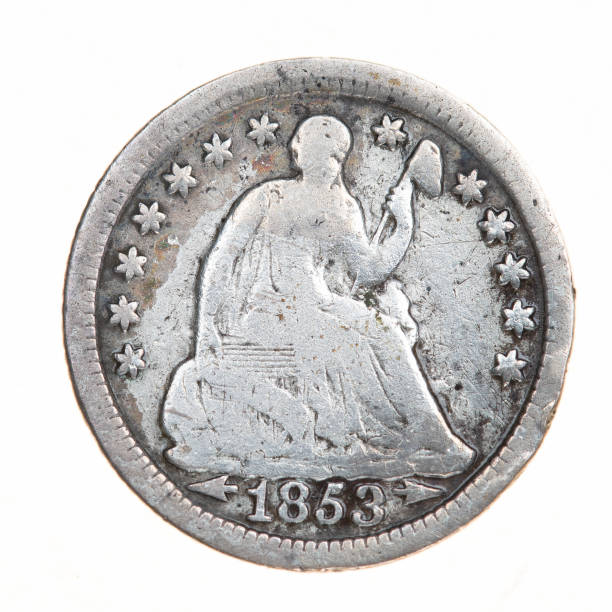 istock 1853 Half Dime USA Coin 1443046702