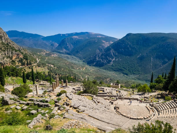 istock Overlooking Theatre of Delphi 1443046794