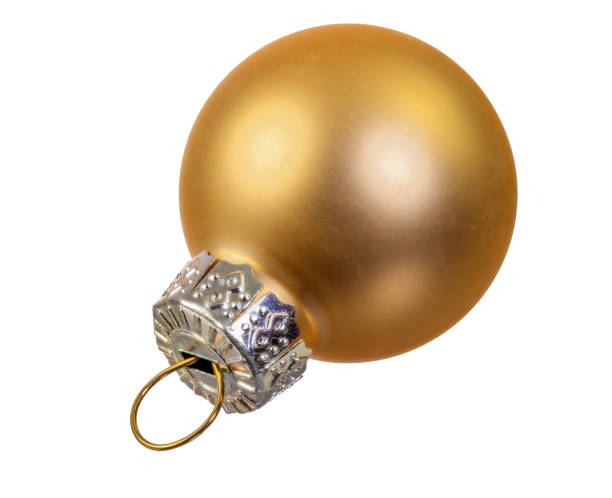 istock Isolated golden christmas ornament 1443051462