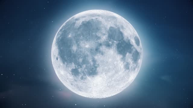 Full Moon, High resolution and detailed