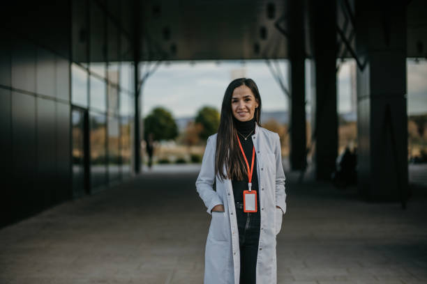 istock Beautiful female doctor 1443054906