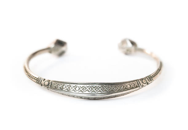 istock Isolated Celtic wrist bracelet or wrist torc. 1443073860