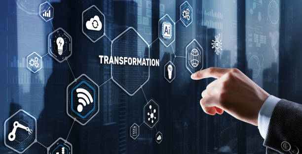 istock Business Digital Transformation. Future and Innovation Internet and network concept. Technology background 1443087685