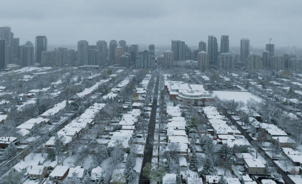 istock North York Area while snowing in winter toronto canada 1443088822