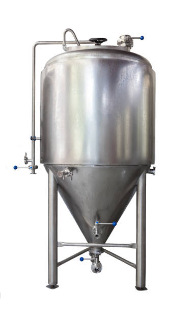 beer fermenter stock photo