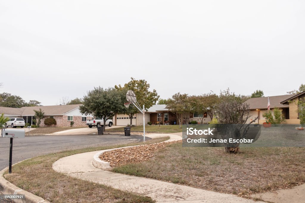 Homes 3 Lower-middle class to middle class homes in San Antonio, Texas. American Culture Stock Photo