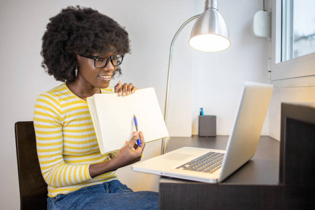 istock Woman working from home 1443110352