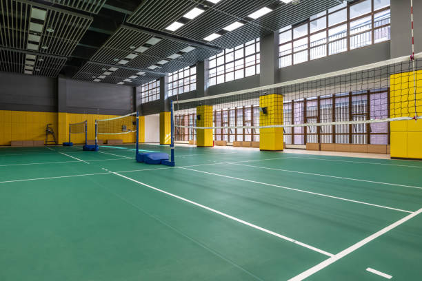 istock The volleyball stadium in the stadium 1443112084