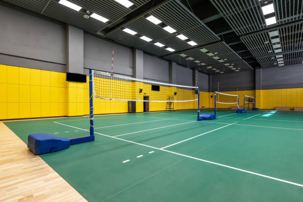 istock The volleyball stadium in the stadium 1443112634