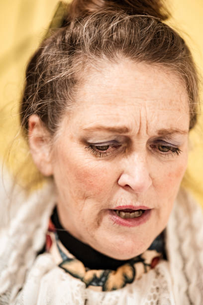 istock Mature woman practising singing for Christmas carolling 1443127971