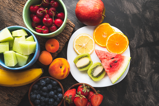 desayuno de frutas saludables