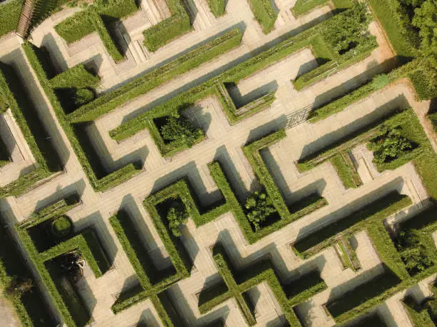 Photo of An aerial view of green maze The Secret Space in Ratchaburi, Thailand