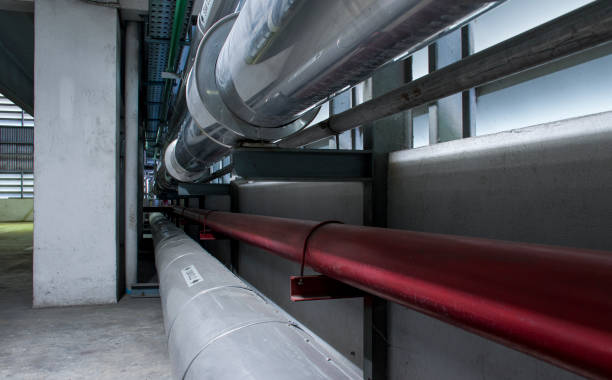 istock Gas pipelines for industrial plants 1443136826