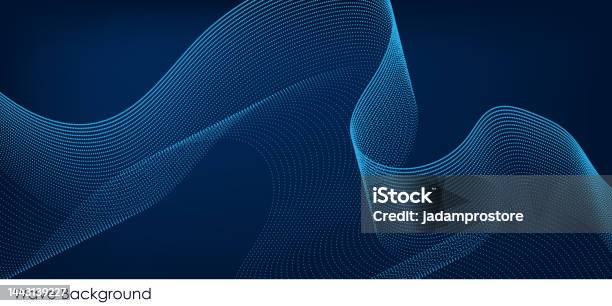 Wave Technology Pattern Abstract Wave Pattern Technology Background Stock Illustration ...