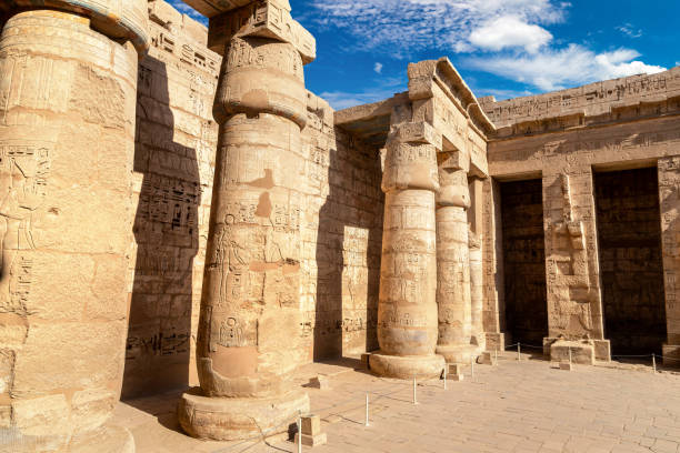 istock Medinet Habu temple in Luxor 1443151970