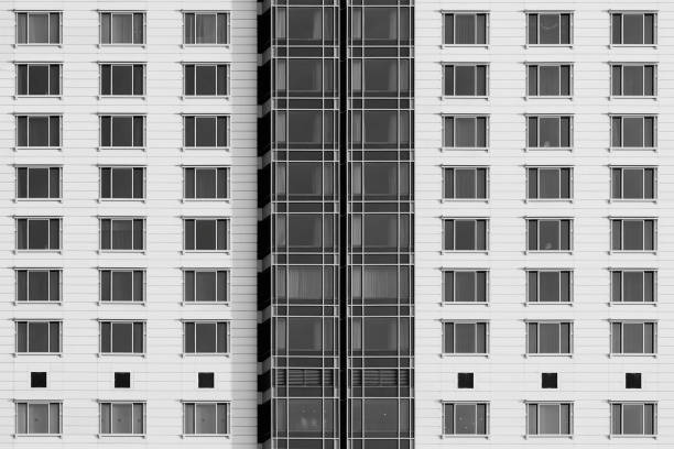 istock Exterior of modern architecture. Building abstract background 1443159132