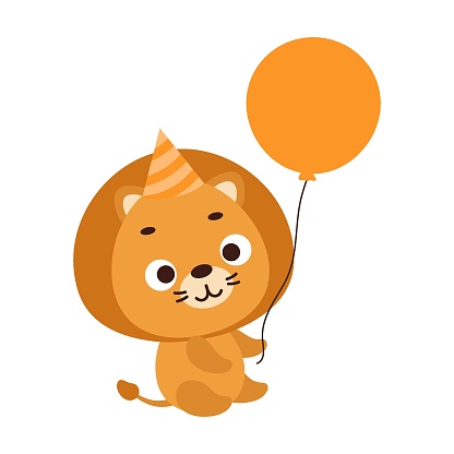 Free Lion Birthday Clipart in AI, SVG, EPS or PSD