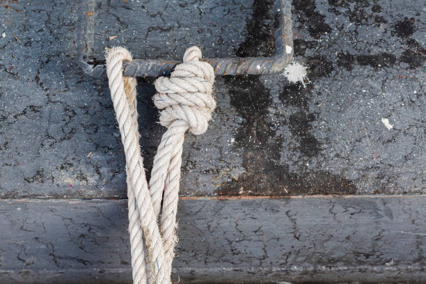 istock Twine to tie things and a knot on the pier 1443162941