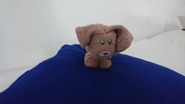istock Mexico - February 2019: Towel animal - Artwork - Cancun 1443173259