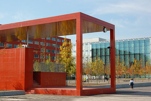 istock Modern Pavillon in an Office Park 144317380