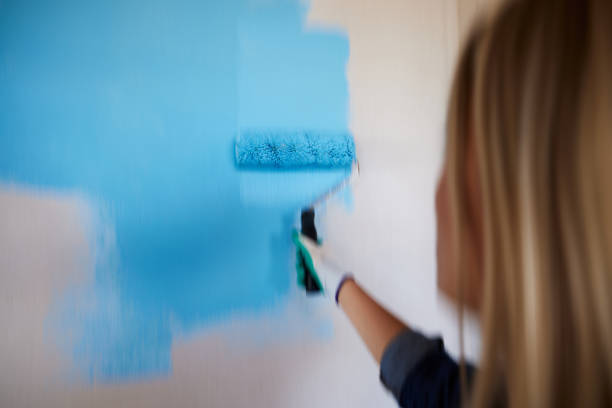 istock Painting walls in blurred motion! 1443177477