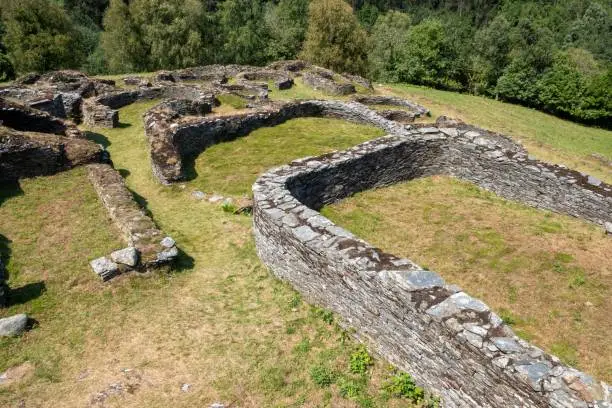 Photo of Castro de Coaa, archaeological site from the Iron Age. Asturias, Spain.
