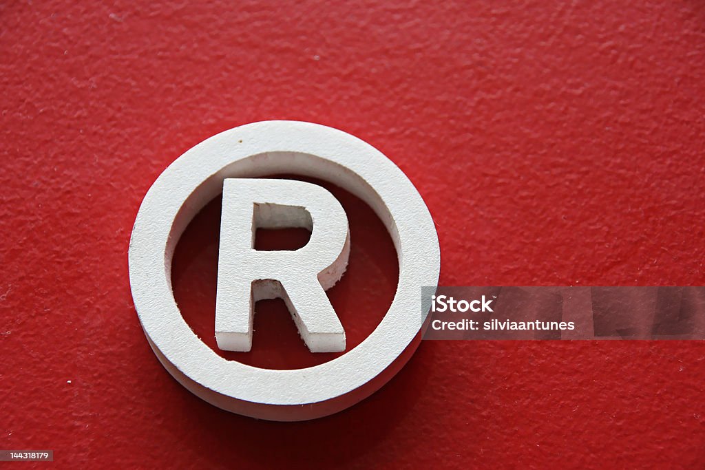 Buchstabe R Logo-symbol - Lizenzfrei Register Stock-Foto