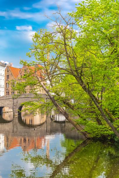 istock Bruges in Belgium, houses 1443185960