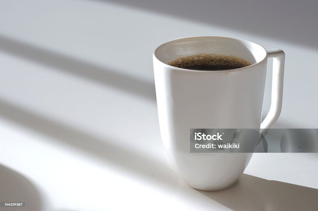 Taza de café, - Foto de stock de Bebida con espuma libre de derechos