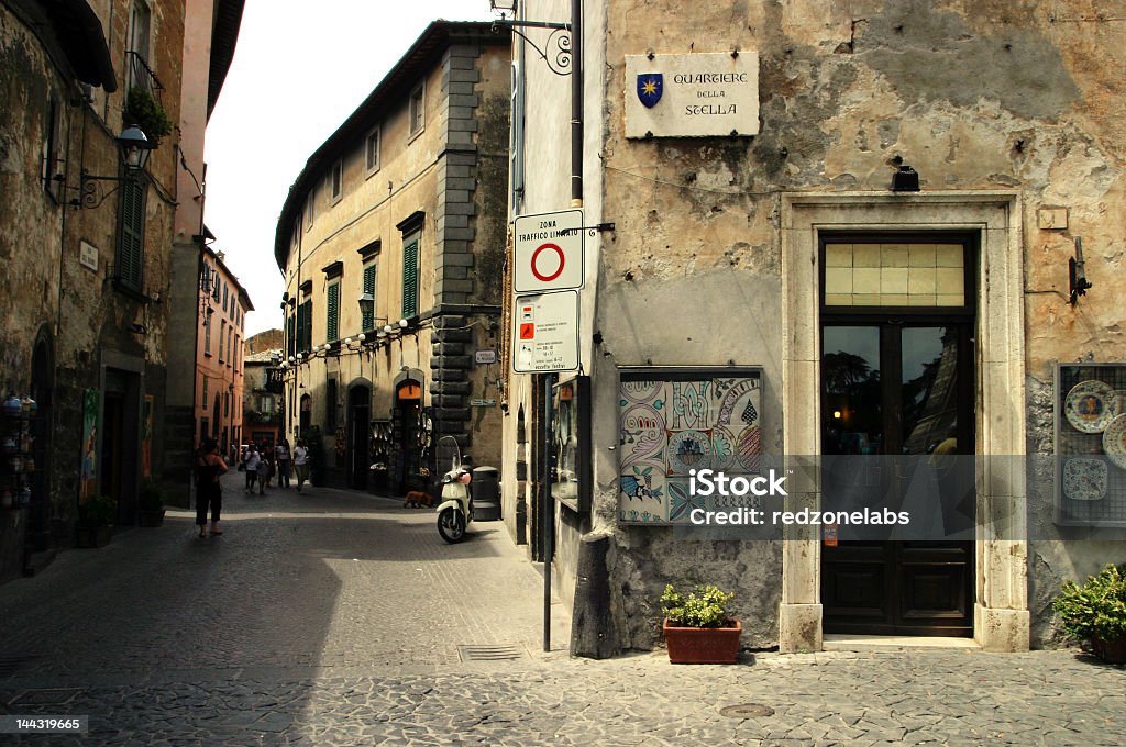 Italiano store & street - Foto stock royalty-free di Acciottolato