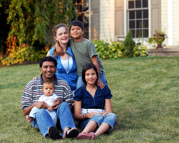 istock Biracial Family 144319682