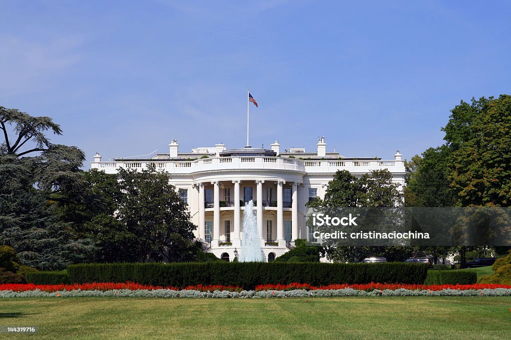 A Casa Branca - Foto de stock de Arquitetura royalty-free