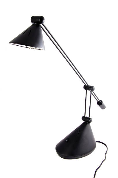 desk lamp stock photo