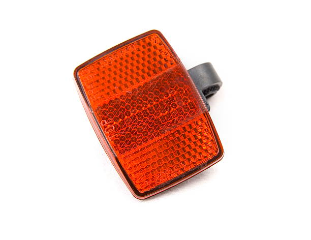 Bicycle reflector stock photo