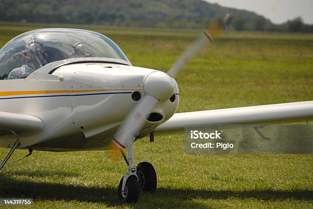 Ultralight Little At The Start Stock Photo - Download Image Now - Aircraft Wing, Airplane, Airport