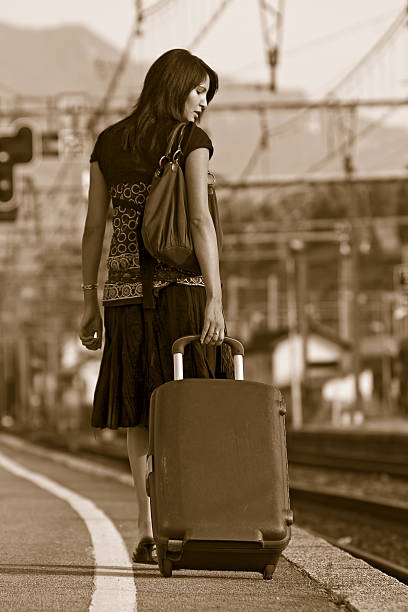 istock Woman leaving on a journey 144319771