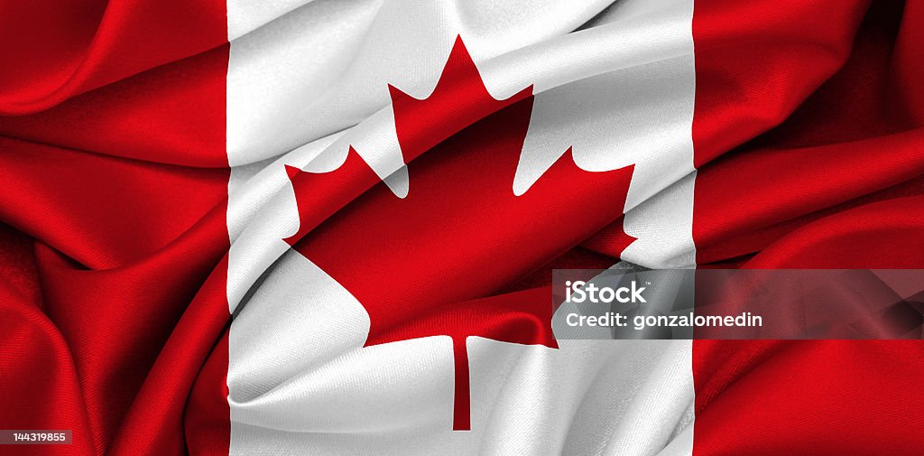 カナダ国旗-カナダ - イラストレーションのロイヤリティフリーストックフォト