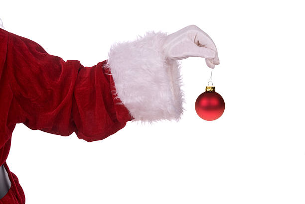 istock Santa Claus with ornament 144319984