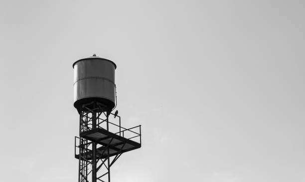 istock Low Angle View Of Water Tower Against Sky 1443201191
