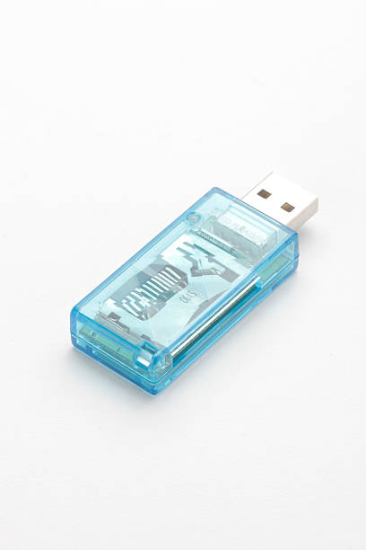 USB card reader stock photo