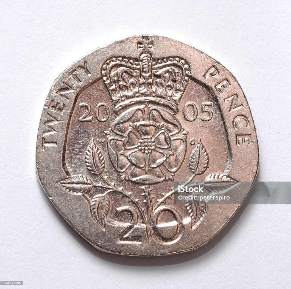 British 20 pence - Photo de Angleterre libre de droits